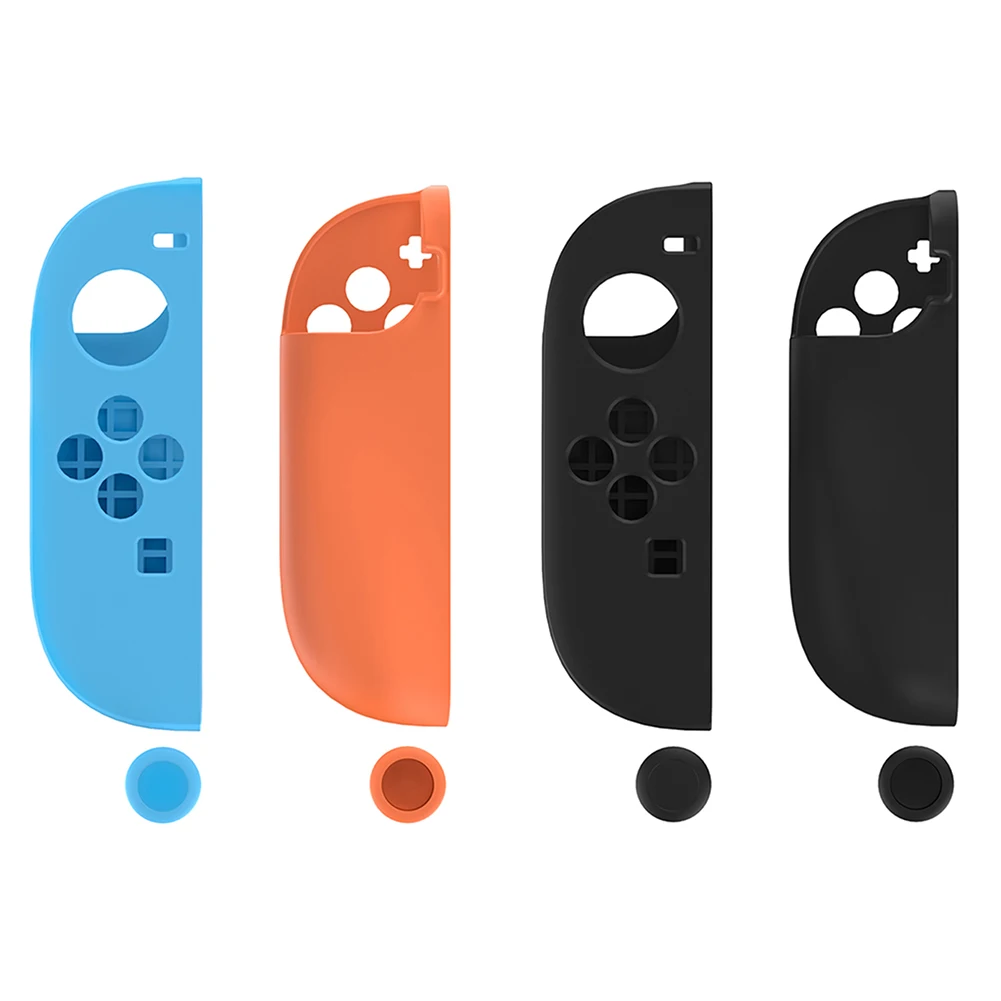 

Силиконовый чехол для NS Switch 2, защитный чехол с ручкой Joy-con, противоскользящий сменный корпус с 2 колпачками для ручек для джойстиков