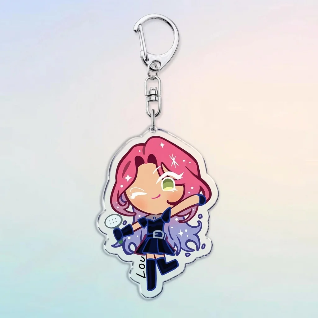 Cookie Alien Stage in Crk Style Chibis Keychains for Accessories Bag Luka Ivan Till Mizi Hyuna Sua Keyrings Jewelry Fans Gifts