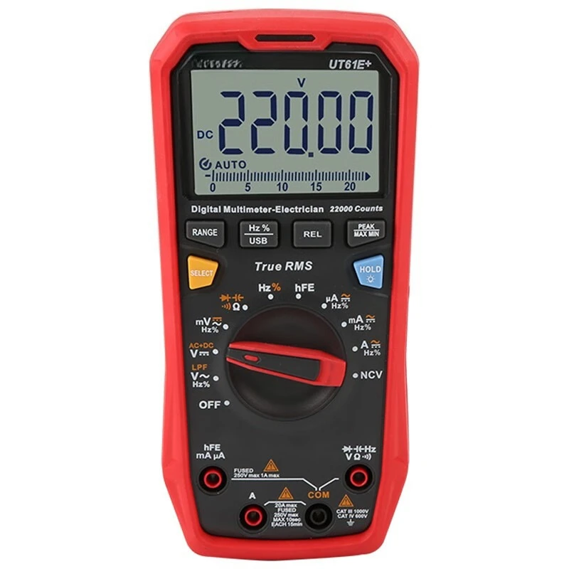 

UT61E D B Digital Multimeter Automatic True RMS Electrician Auto Repair