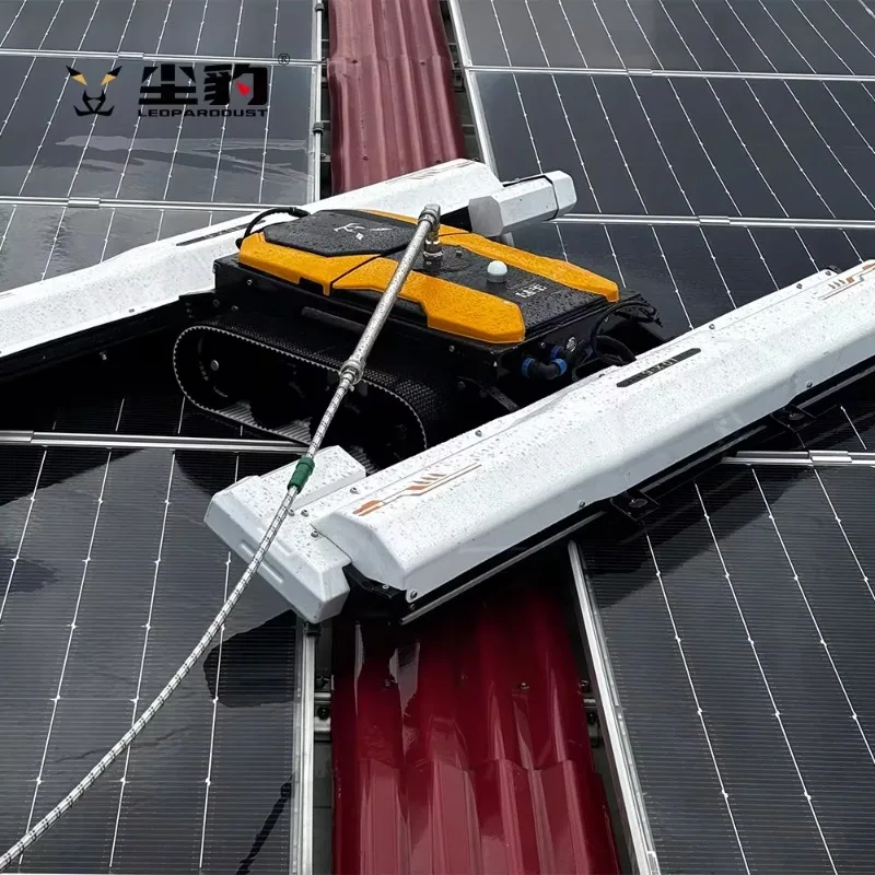 2026 Solar Panel Cleaning Robot Kit with Automatic Brushes and Photovoltaic Cleaner Equipment Machine