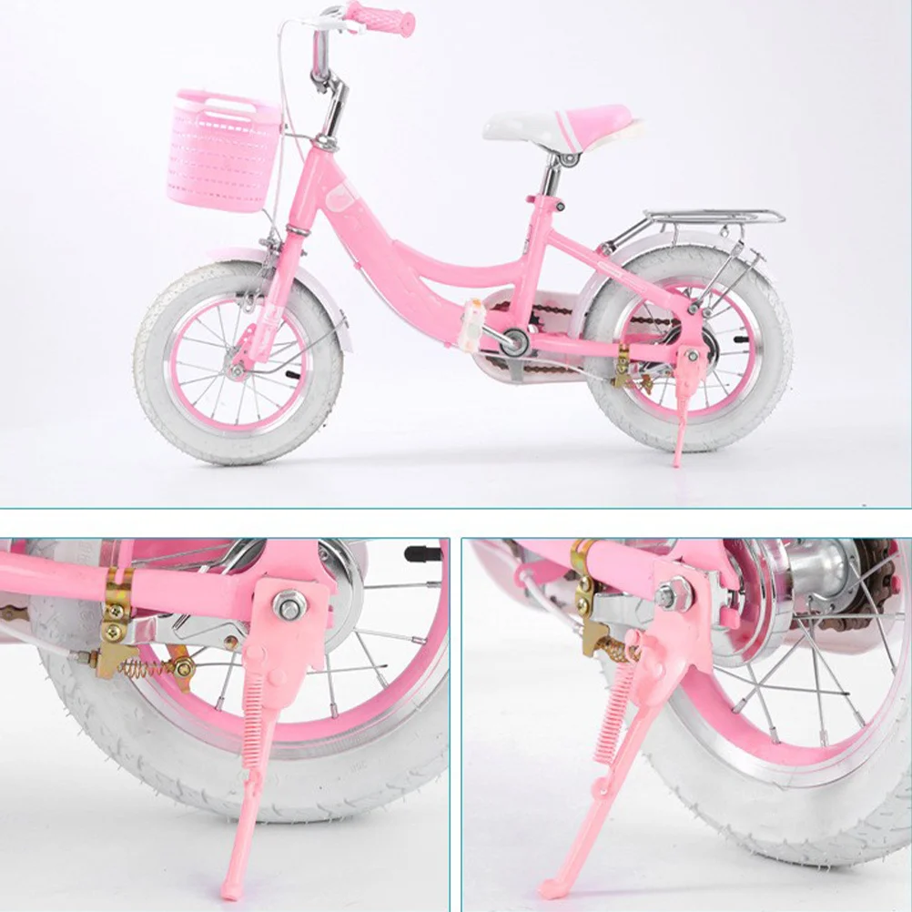 Children'S Mountain Bike Kickstand Metal Side Stand Quick Release Bicycle Accessory For Cycling Replacement Kickstand