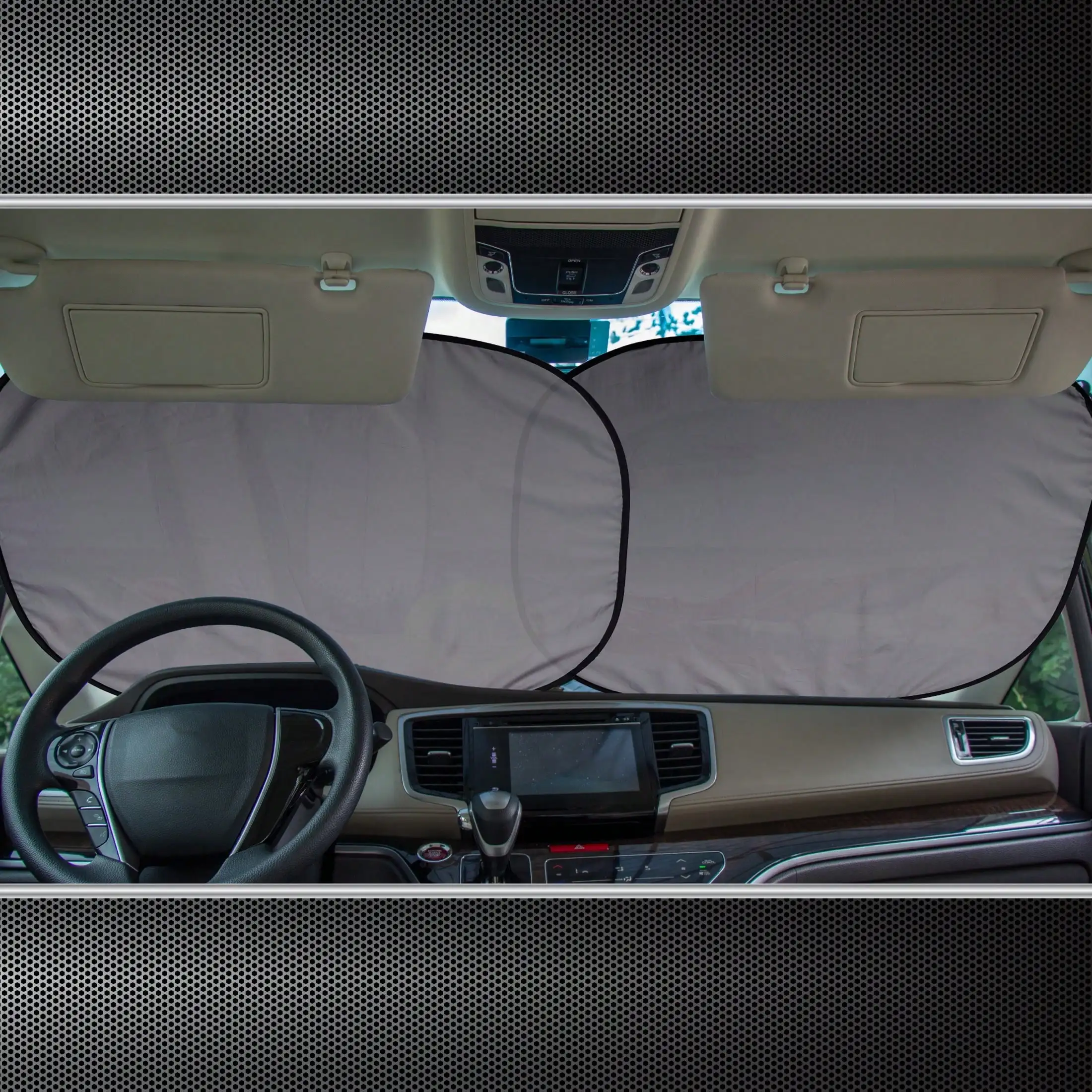 Солнечное свечение, блокирующее УФ-излучение, 1 пара, вращающийся солнцезащитный козырек на лобовое стекло 28,5 x 31,5 дюйма