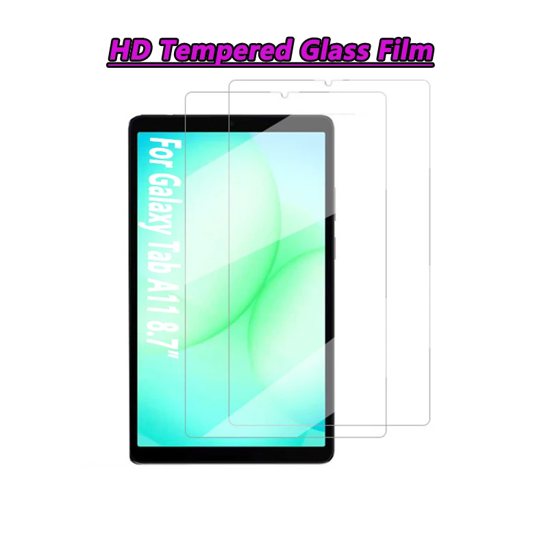 (2Pcs) For Samsung Galaxy Tab A11 8.7inch 2025 Tempered Glass Film SM-X130 X133 X135 8.7