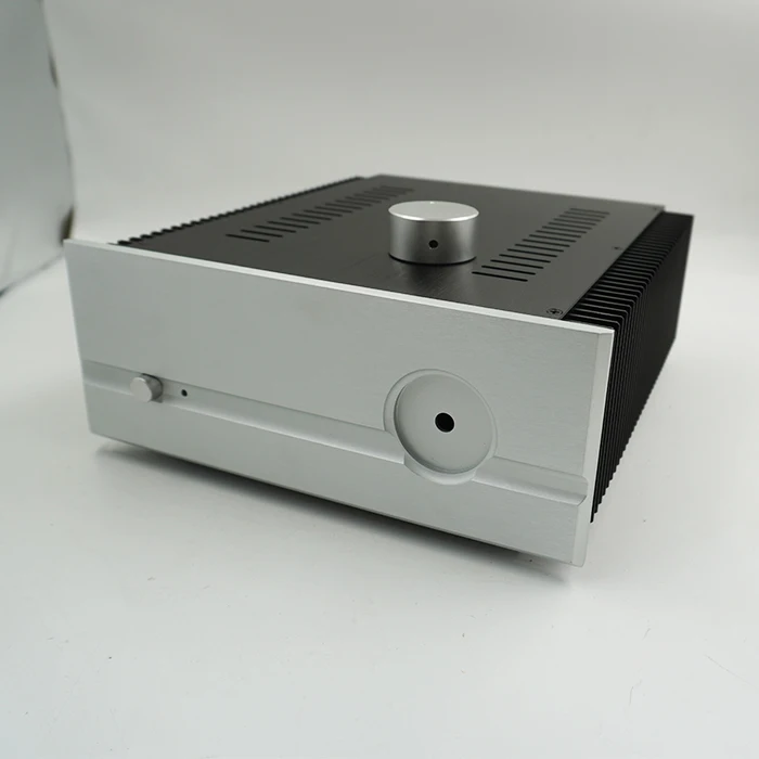 Multi-Purpose อลูมิเนียมแชสซีเครื่องขยายเสียงความร้อนแยกแหล่งจ่ายไฟตัวกรอง DIY กล่อง 245*95*258 มม.