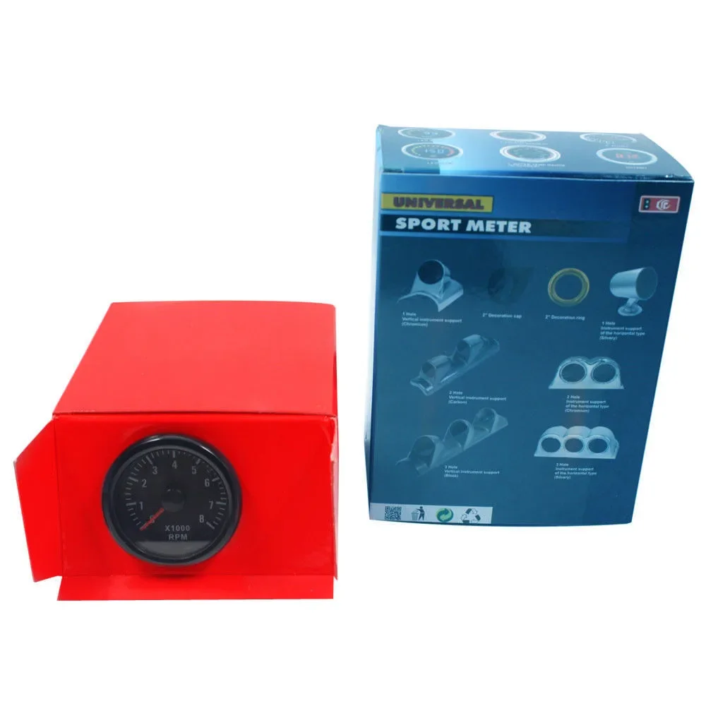 Black Car Smoke Tachometer 2\