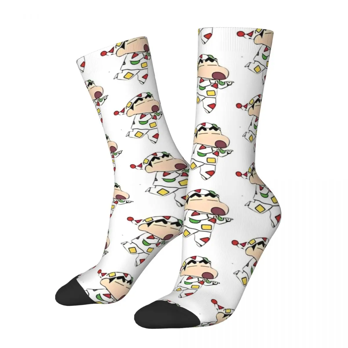 Shin-Chan V2 Socks Men Women Polyester Funny Happy Cute Funny Himawari Hungama Socks Hip Hop Spring Summer Autumn Winter