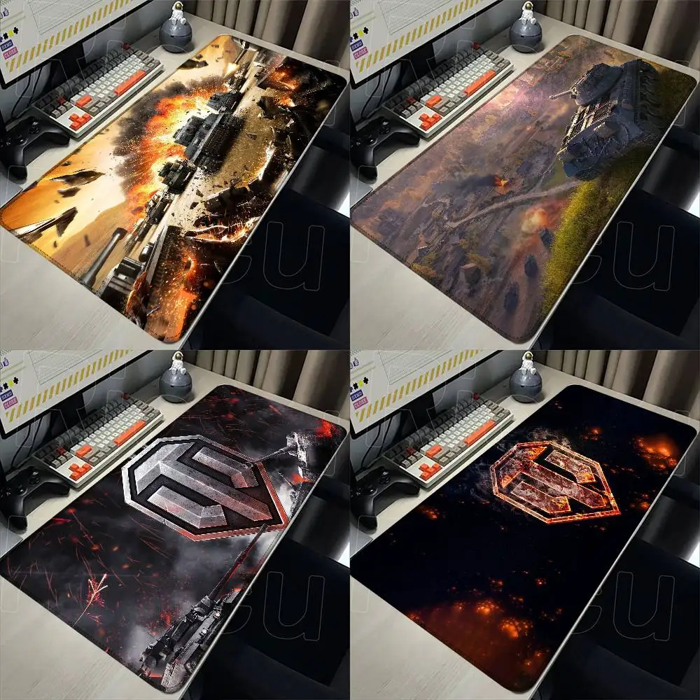 

Game W-World Of Tanks Mouse Pad Rubber Thicken Overlock Gaming Table Mat Office Computer Keyboard Pad PC Mousepad
