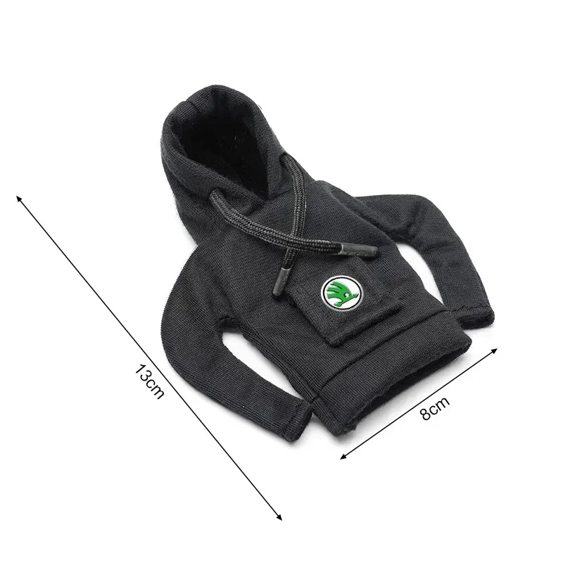 New Car hoodie gear shift lever sweatproof multi-color protective cover For Skoda Octavia MK2 MK3 2 3 A7 Fabia Karoq Kodiaq