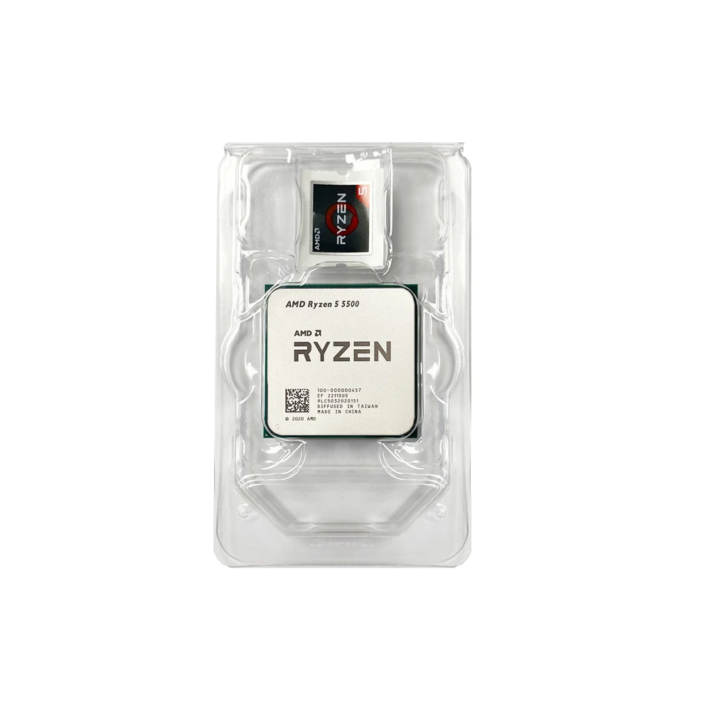 Processador para jogos AMD Ryzen 5, R5 5500, 3,6 GHz, Núcleo 6, CPU 12 Thread, 7NM, L3 = 16M, AMD AM4, Placa-mãe B550M, Novo