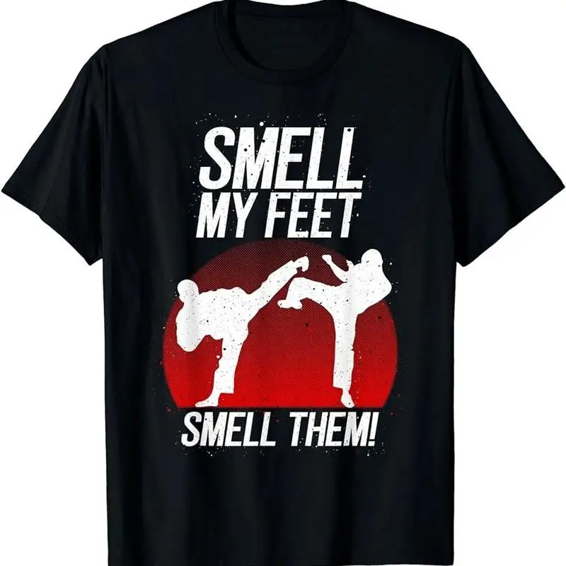 

Cool Karate For Boys Girls Funny Smell My Feet T Shirt
