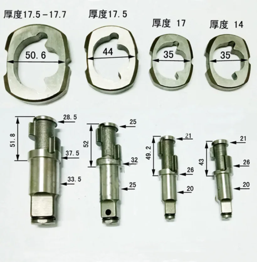 Air Impact Wrench Repair Parts Maintenance Accessories Motor Bearings Washer Cylinder Pin Shaft Valve