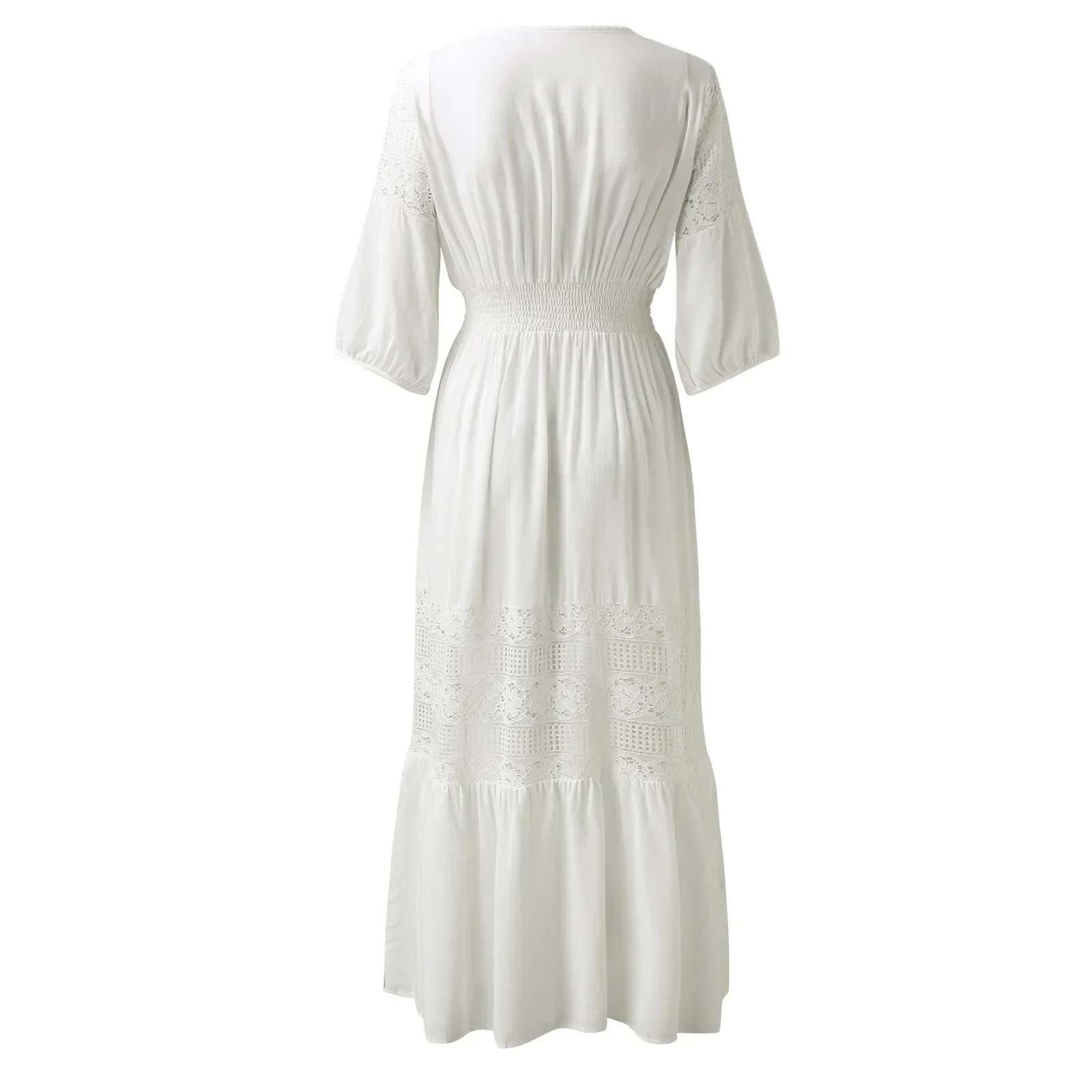 المرأة الشيفون بيكيني التستر رايون الشاطئ البلوزات كيمونو سترة طويلة شبكة ملابس السباحة في الهواء الطلق رداء أنيق الصيف ملابس السباحة