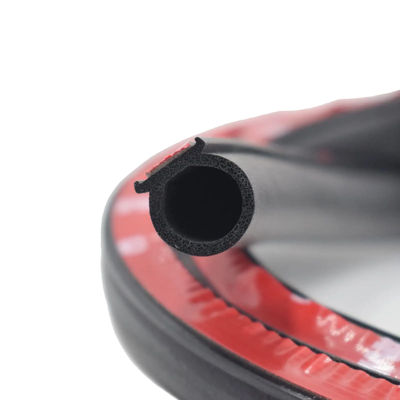 Universal Auto Door Seal Strip D-Shape Self-Adhesive Weather Stripping Car Truck Door Window Soundproof Noise Insulation Sealing