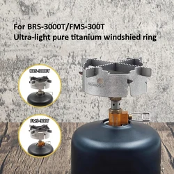 BRS-3000T Special Pure Titanium Wind Protection for Burner Fms Wasp Gas Stove Windshield Camping Picnic Stove Accessories
