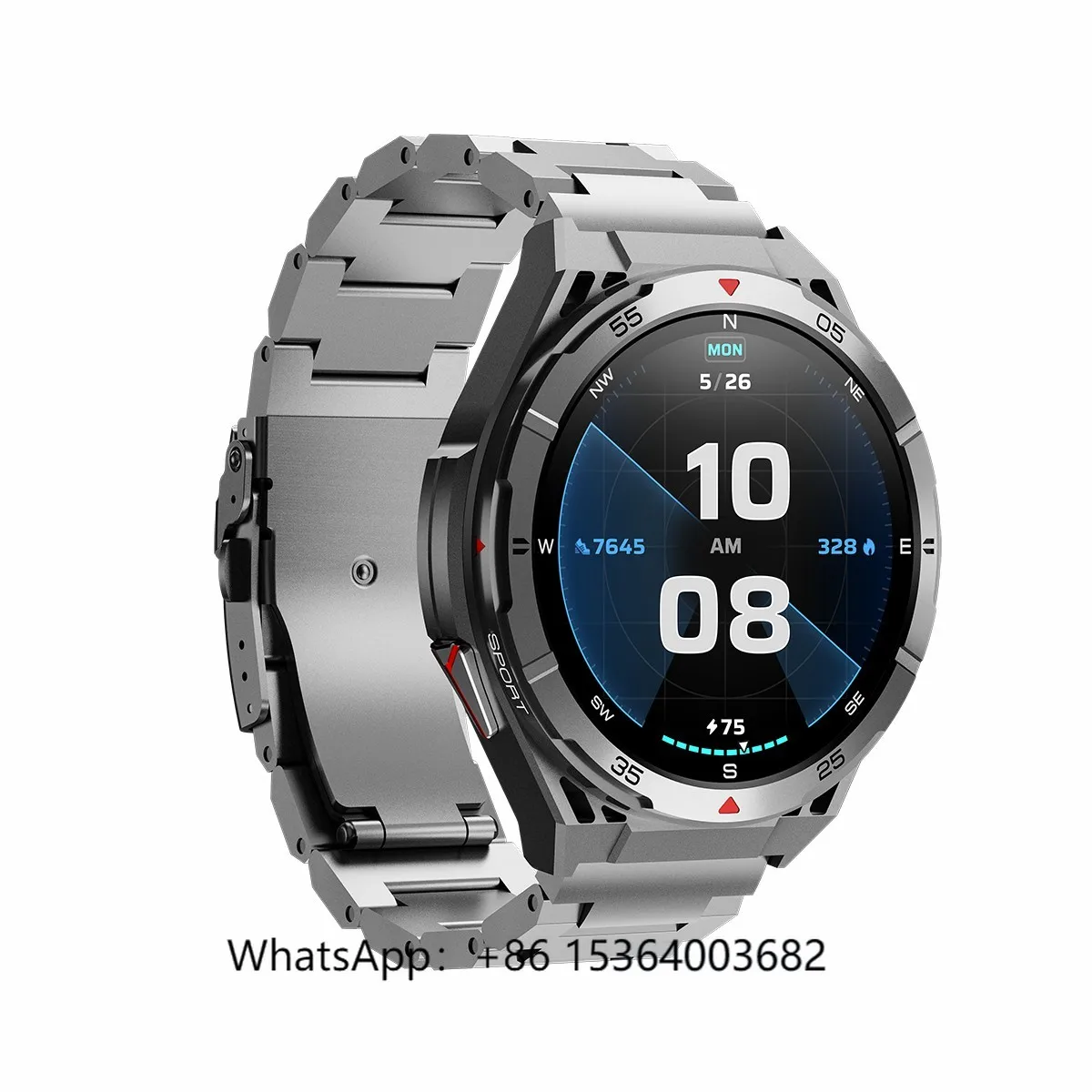 

TJXL-Best Selling GPS Smartwatch in 2025 Outdoor Sport AMOLED Smart Watch 3ATM Waterproof BL Calling Health Monitoring Men's Wat