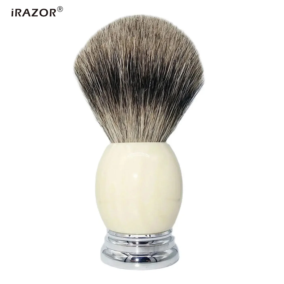 

New Men Wet Shaving Brush Resin Handle 26mm Silvertip Natural Badger Hair Knot Barber Salon Soap Foam Facial Cleaning Tool