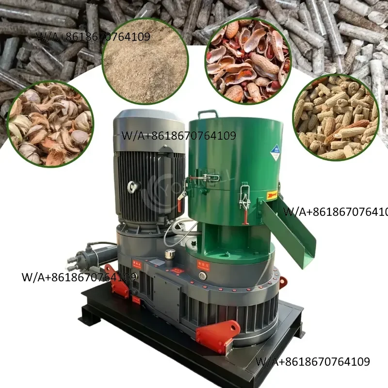 Premium Quality Customizable 1.5T/H Flat Die Biomass Wood Pelletizer Machine for Industrial Fuel Pelletizing Use