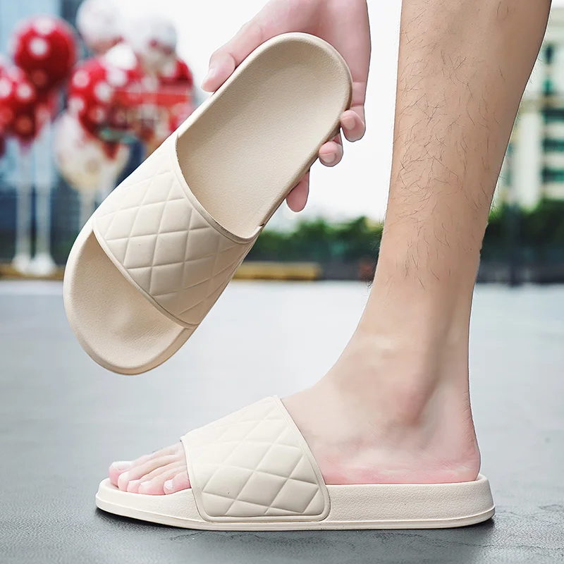 Couple Style Fashion Slippers Men Shoes Summer Non-slip Indoor Outdoor Men Women Beach Slippers Comfortable Home Slippers Men