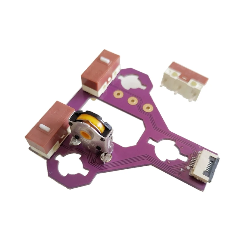 Mouse Mainrboard Button Keys Board Button MicroSwitch Roller Assembly for Xtrfy M8W Hot Swap Gaming Mouse Board P9JD