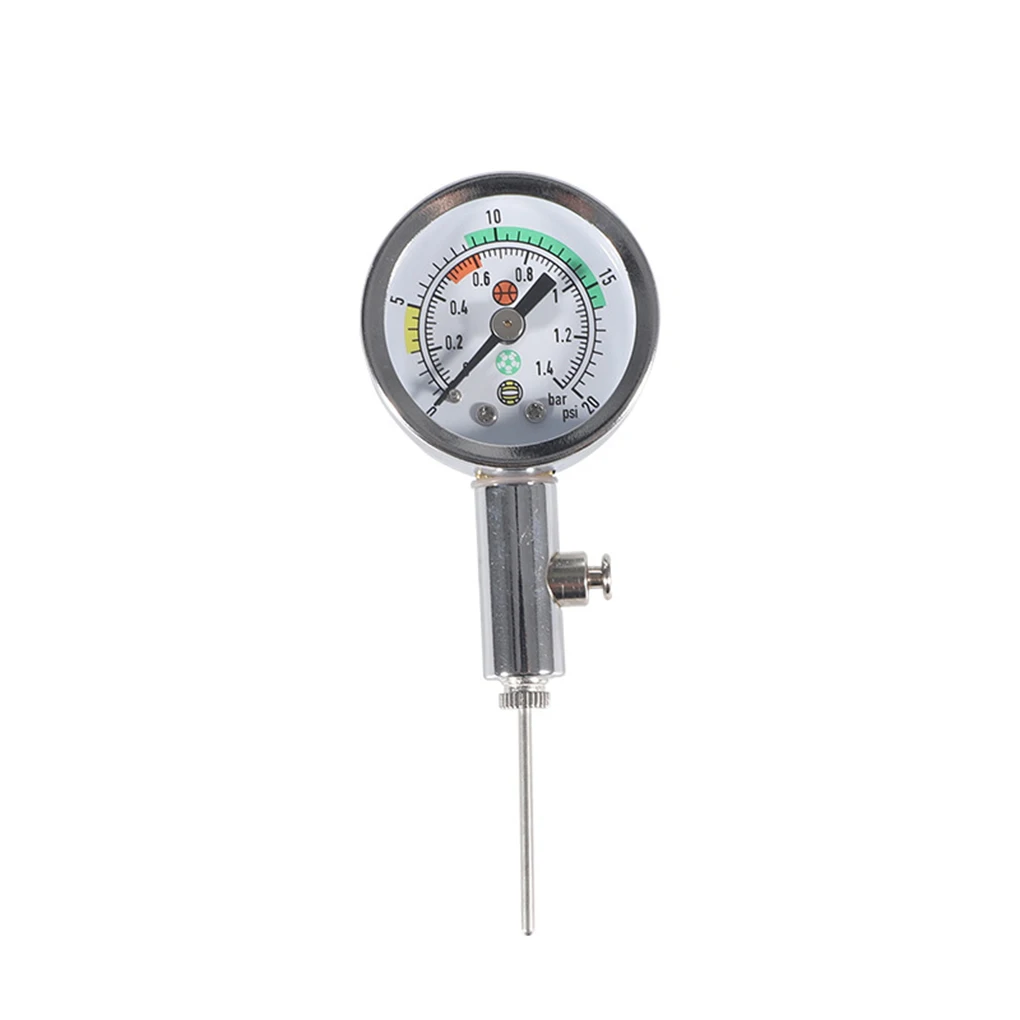 

Soccer Ball Pressure Gauge Air Watch Tire Basketball Barometers Sport