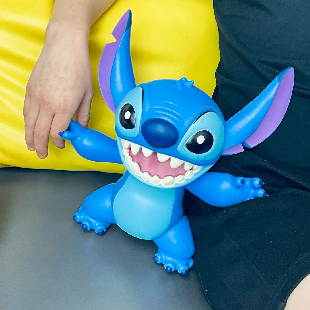 33 سنتيمتر أنيمي ديزني غرزة عمل نموذج لجسم اللعب كبيرة الحجم ليلو غرزة بولي كلوريد الفينيل الإبداعية سطح المكتب الديكور الحلي لعب الاطفال هدية