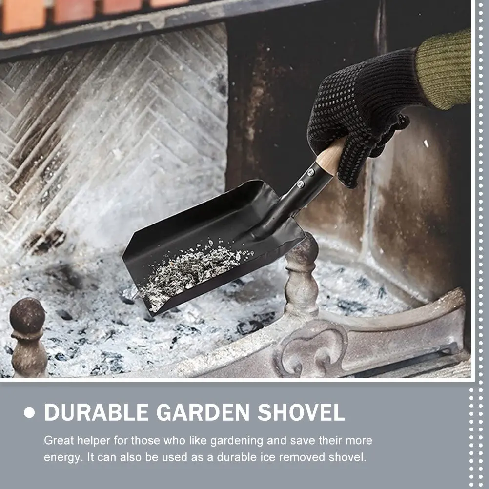 2Pcs Metal Garden Iron Shovel Replacement Garden Spade Gardening Tools Heavy Duty Planting Soil Breaking