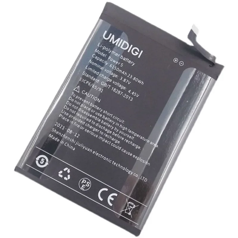 For Umi Power 5 Mobile Phone Battery 6150MAh Umidigi Power 5 Battery