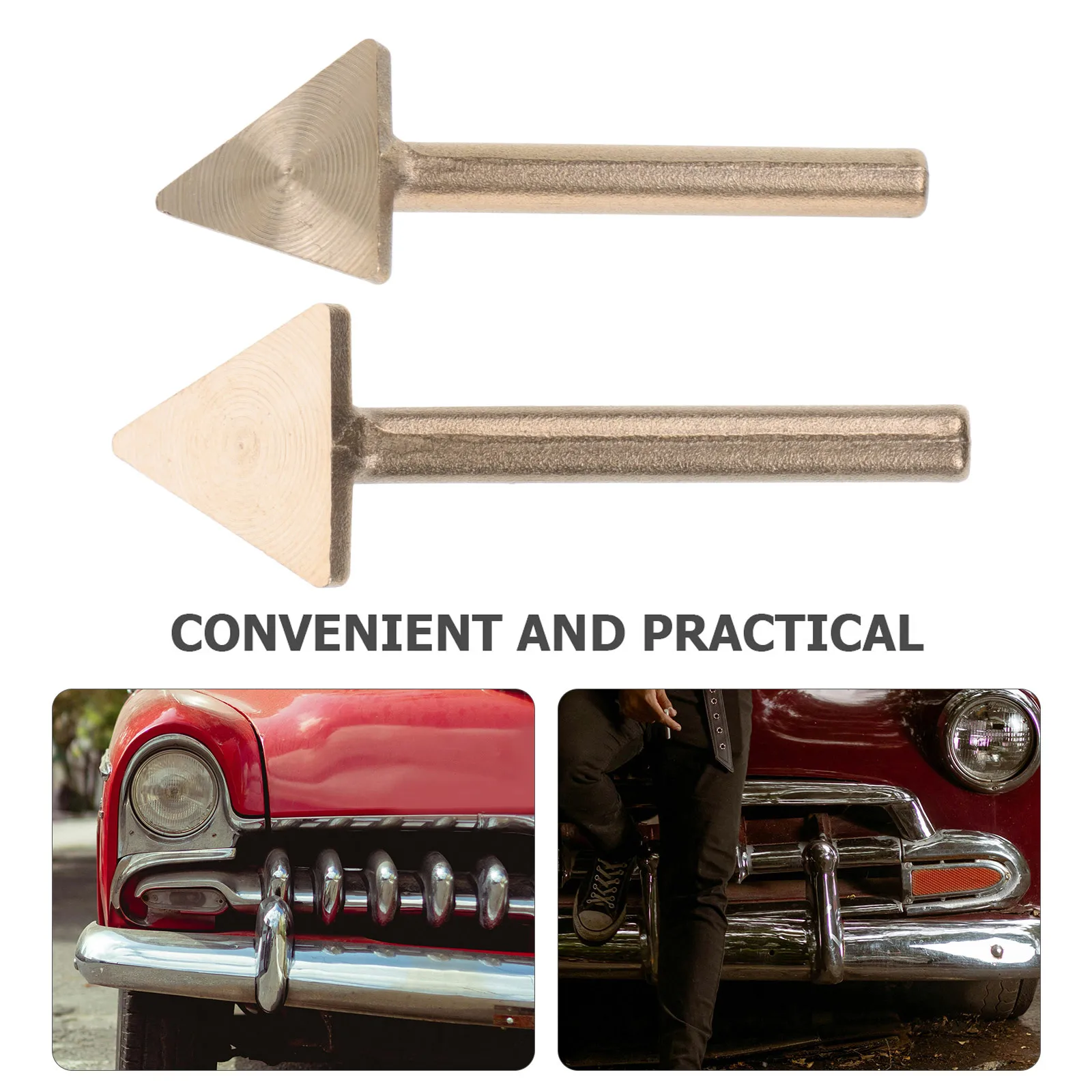 

Bumper Repair Tool Car Soldering Tips Triangular Head Welding Replacement Plastic DIY Enthusiasts Sturdy Long Use
