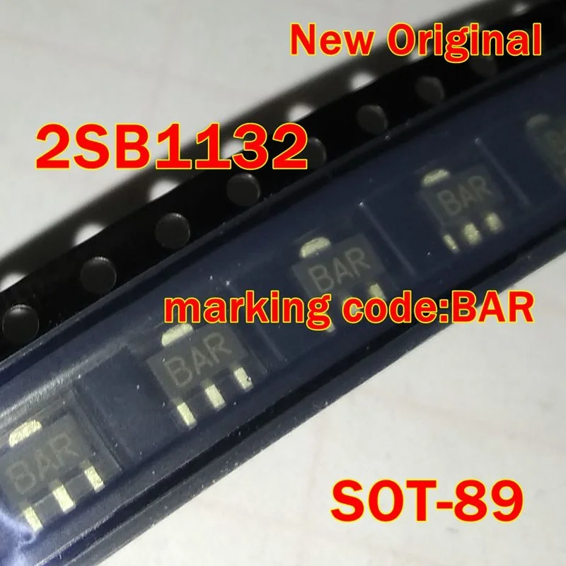 

10Pcs to 500Pcs 2Sb1132 Sot-89 New Original Marking Code: Bar Pnp Silicon Medium Power Transistor
