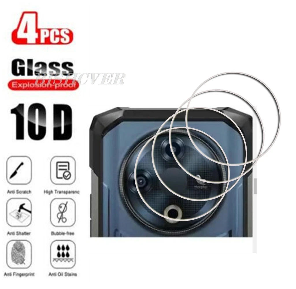 4Pcs Camera Lens Glass For Doogee Fire 6 Power Fire 6 Screen Protector Cover Film Camera Lens Protector Protective Soft Film