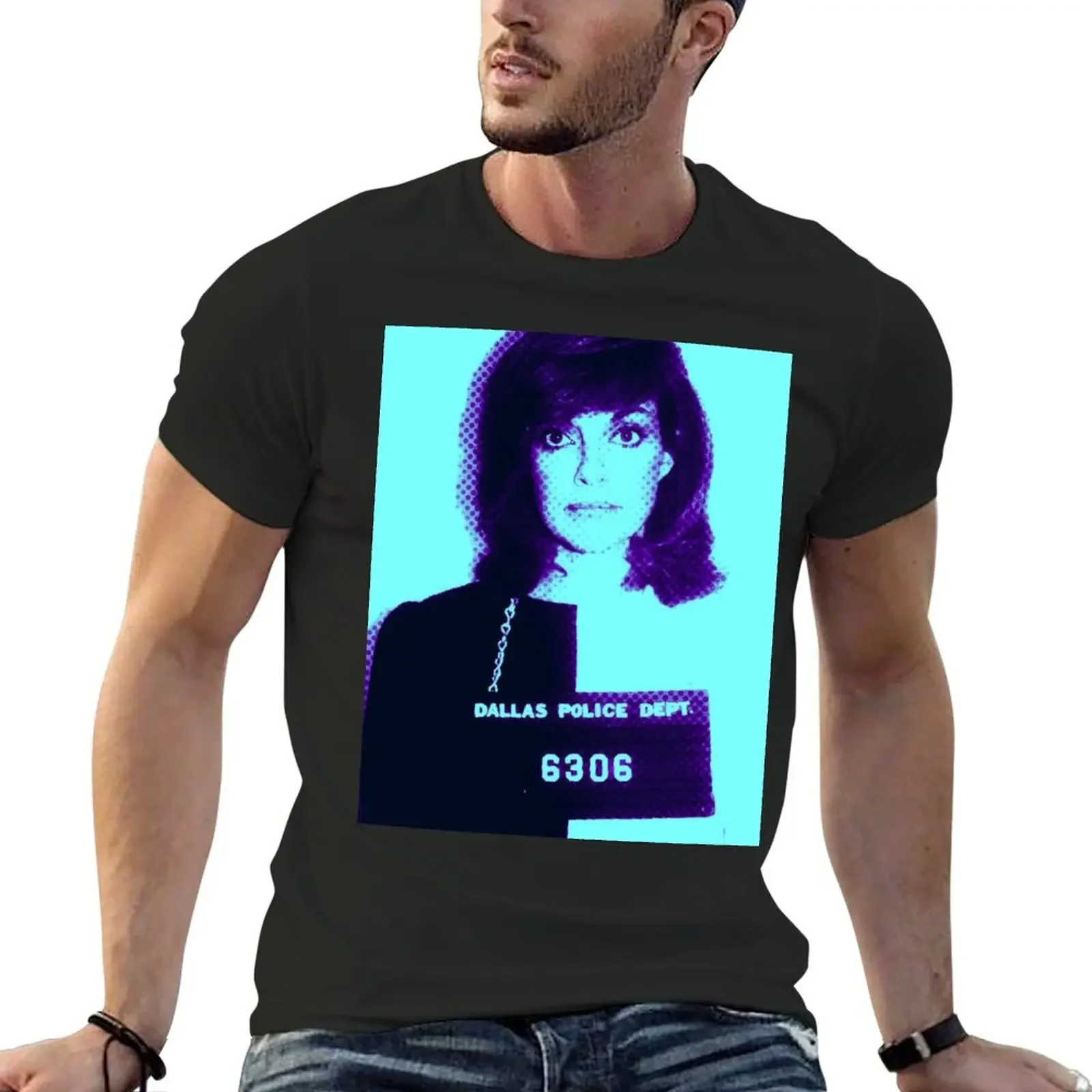 

Sue-ellen Mug shot T-Shirt funny shirt cotton blacks plain t shirts men