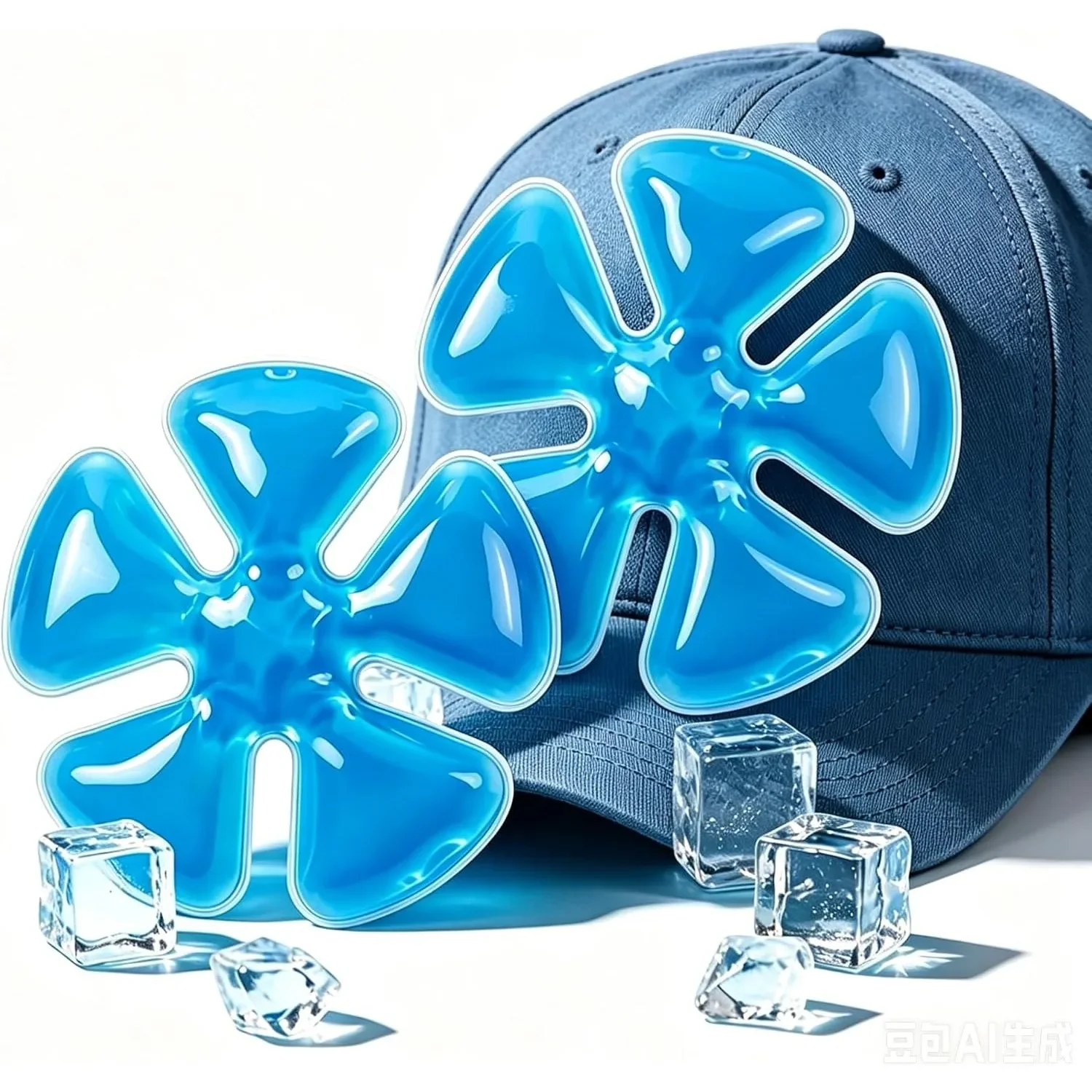 Head Gel Ice Pack Helmet Ice Pack, Used for Catcher Helmets, Outdoor Sport, Operation On The Head, Relieve Summer Heat Amagi