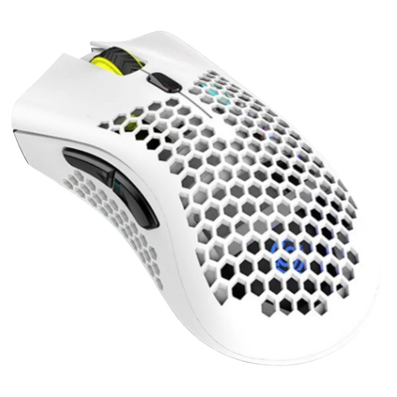 Viper BM600 Wireless Mouse Lightweight Hollow Hole Rechargeable Colorful RGB Luminous Touch Smooth Office Efficiency Improved