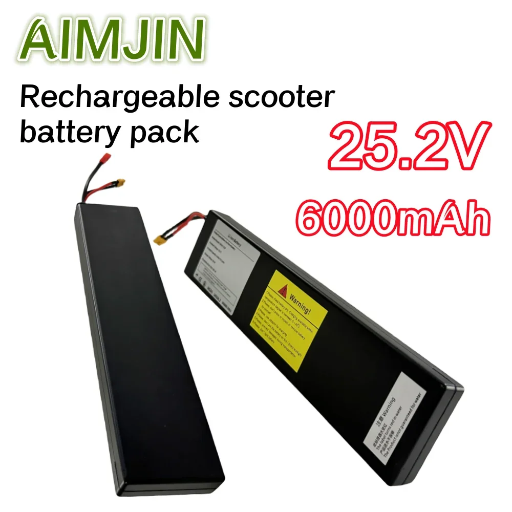 

25.2V 6000mAh 7S2P 18650 Li-ion Rechargeable Battery Pack whit 29.4V 2A Charger,Suitable For Electric Bicycle Balancing Scooter