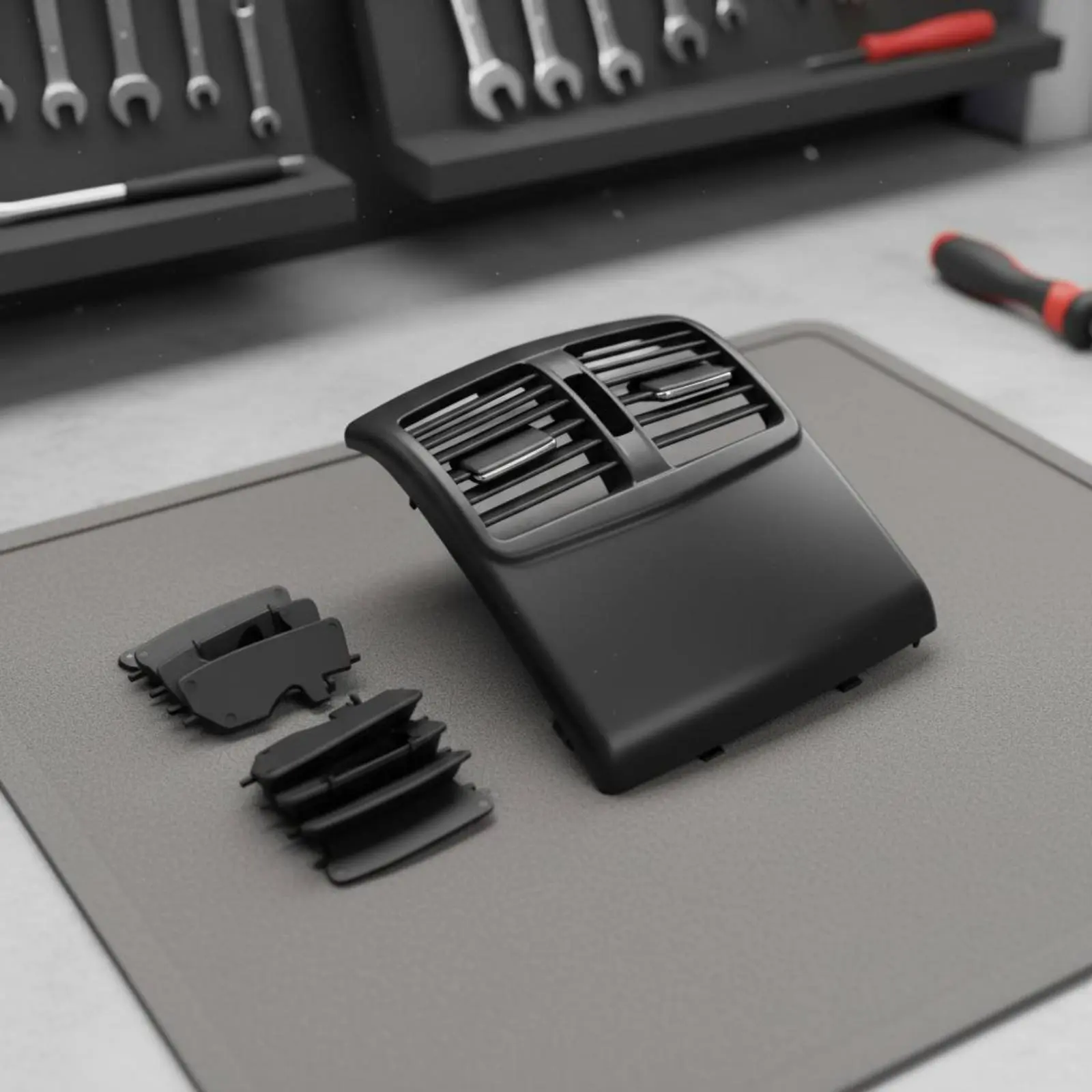 

Rear Air Cooling Vent Panel Long-Lasting Rear Air Conditioning Vent Cover Automotive Interior Part Heat Resistant