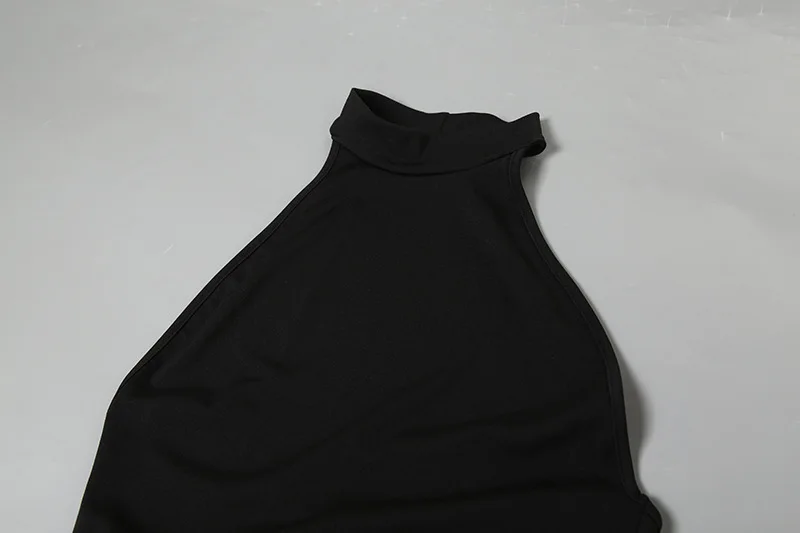 Cor retalhos ruched bodycon maxi vestido de festa feminino sexy sem mangas halter sem costas magro aniversário longo robe banquete outfits