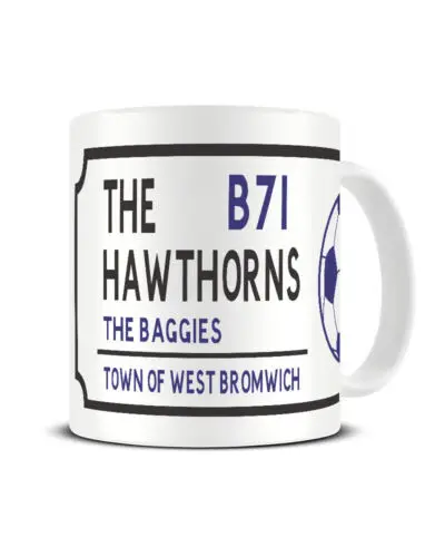 

West Brom Street Sign Football Mug Dad Him Birthday Christmas Fathers Day Gift