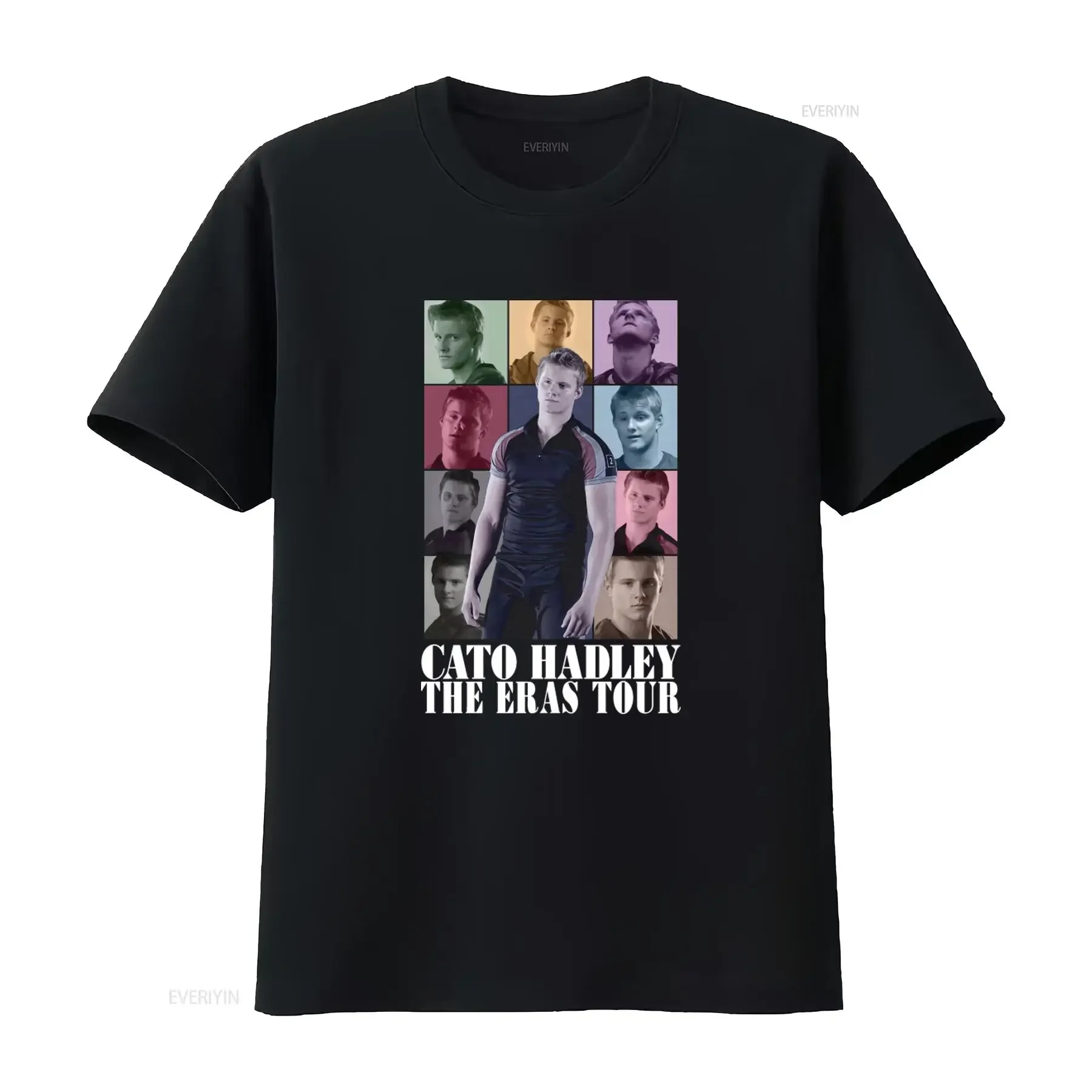 Camiseta Cato Hadley The Eras Tour inspirada en Los Juegos del Hambre para fans, estilo vintage, lavada, elástica, informal, cómoda, unisex