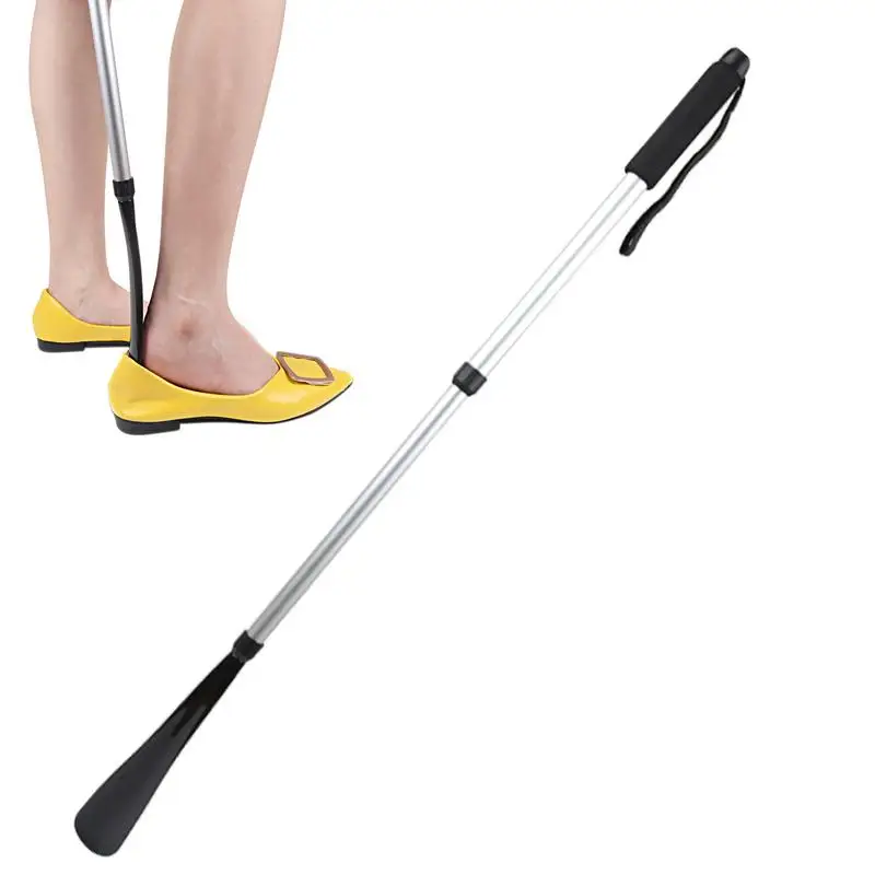 Long Handled Shoe Horn Clothing Aids Extendable Telescope Shoehorn Helper For Boots Wear Shoe Lifter Accessories For Men Women