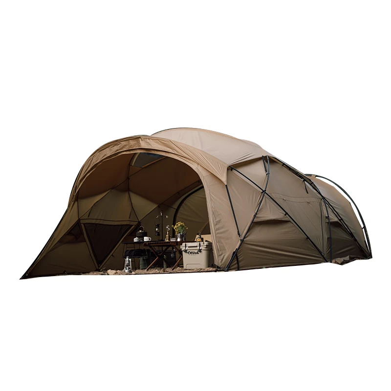 

Heavy-Duty Multiple Use Camping Tent Self-Supporting Outdoor Aluminum Pole Polyester Fabric Shelter