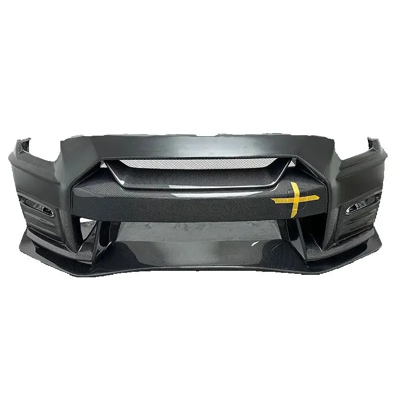 

Nismo Стиль Полууглеродное волокно Автозапчасти Обвес Комплект Переднего Бампера Для Nissan GTR R35 2008-2016