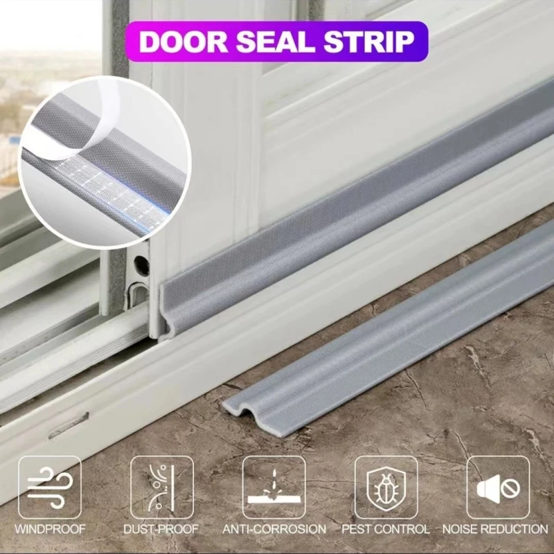 20M Sliding Door/Window Sealing Strip Plastic Steel Window Aluminum Alloy Windshield Window Self Adhesive PU Foam Weather Strip