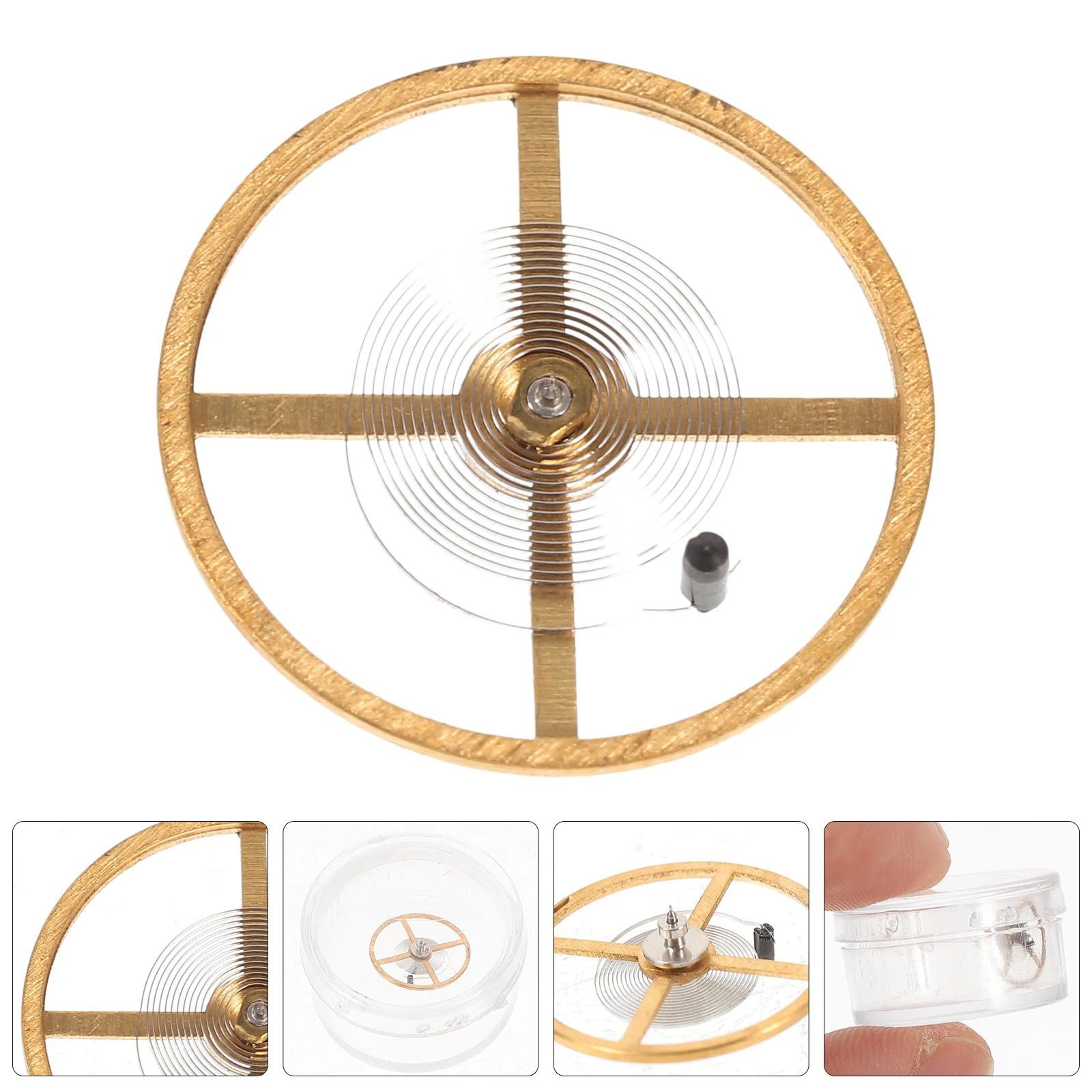 

Premium Alloy Balance Wheel Replacement Parts Wear-Resistant Small Repair Supply Practical Durable Hollow Design Easy