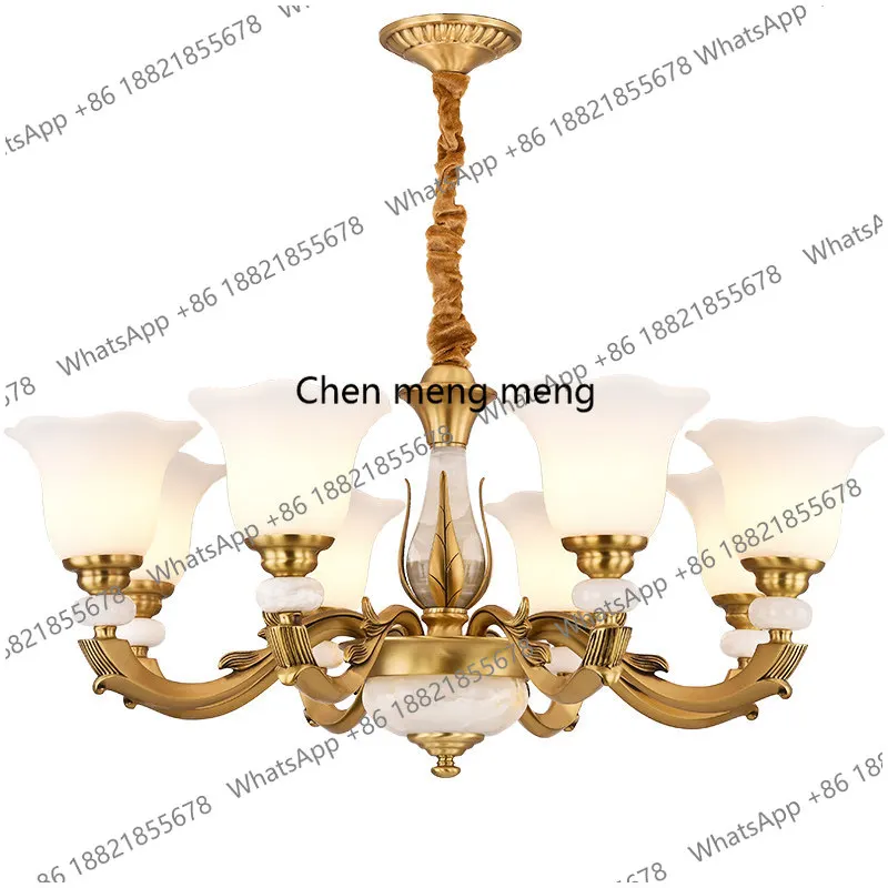 

all-copper wall lamp, bedroom aisle entrance lamp, European retro balcony, living room corridor, TV wall, bedside wall lamp