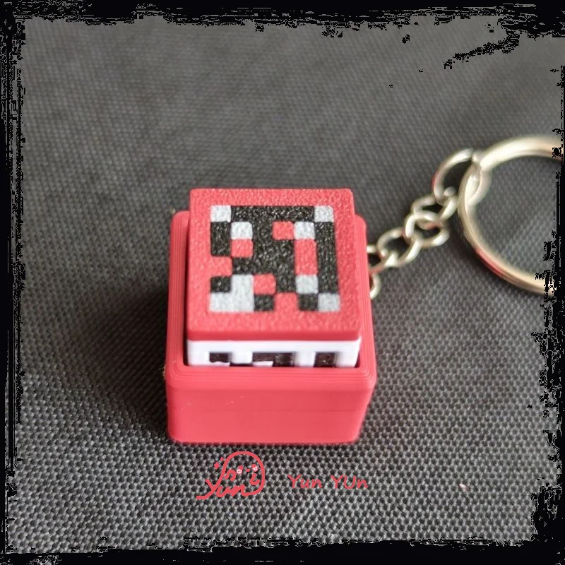 

Механическая клавиатура Mc Super Decompression Press Key с 3D-печатью, имитирующая ощущение при нажатии клавиш, антистресс-игрушка, брелок-подвеска