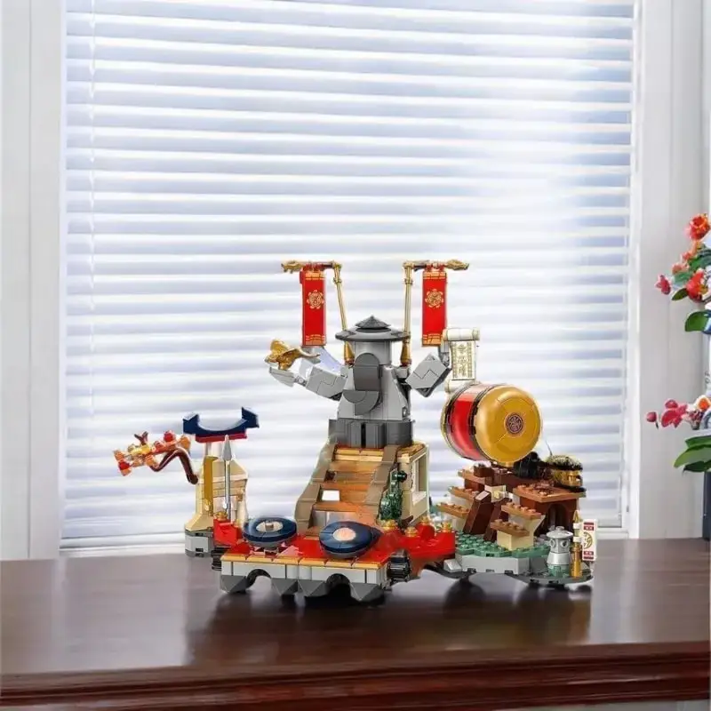 Nieuw product Ninja Arena-serie model Phantom Assembly bouwstenen jongen MOC kinderverjaardagscadeau speelgoed