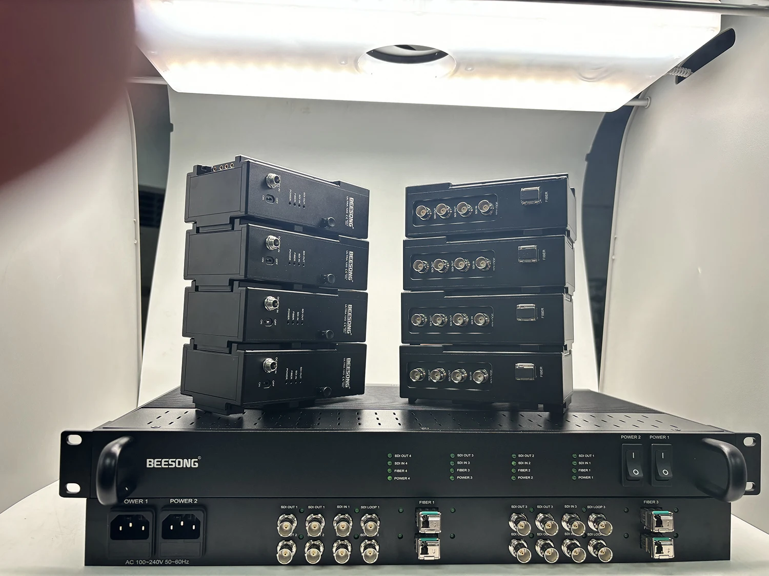 EFP/ENG/ESP Cameras Are Connected to the Mobile Studio Via Optical Fiber