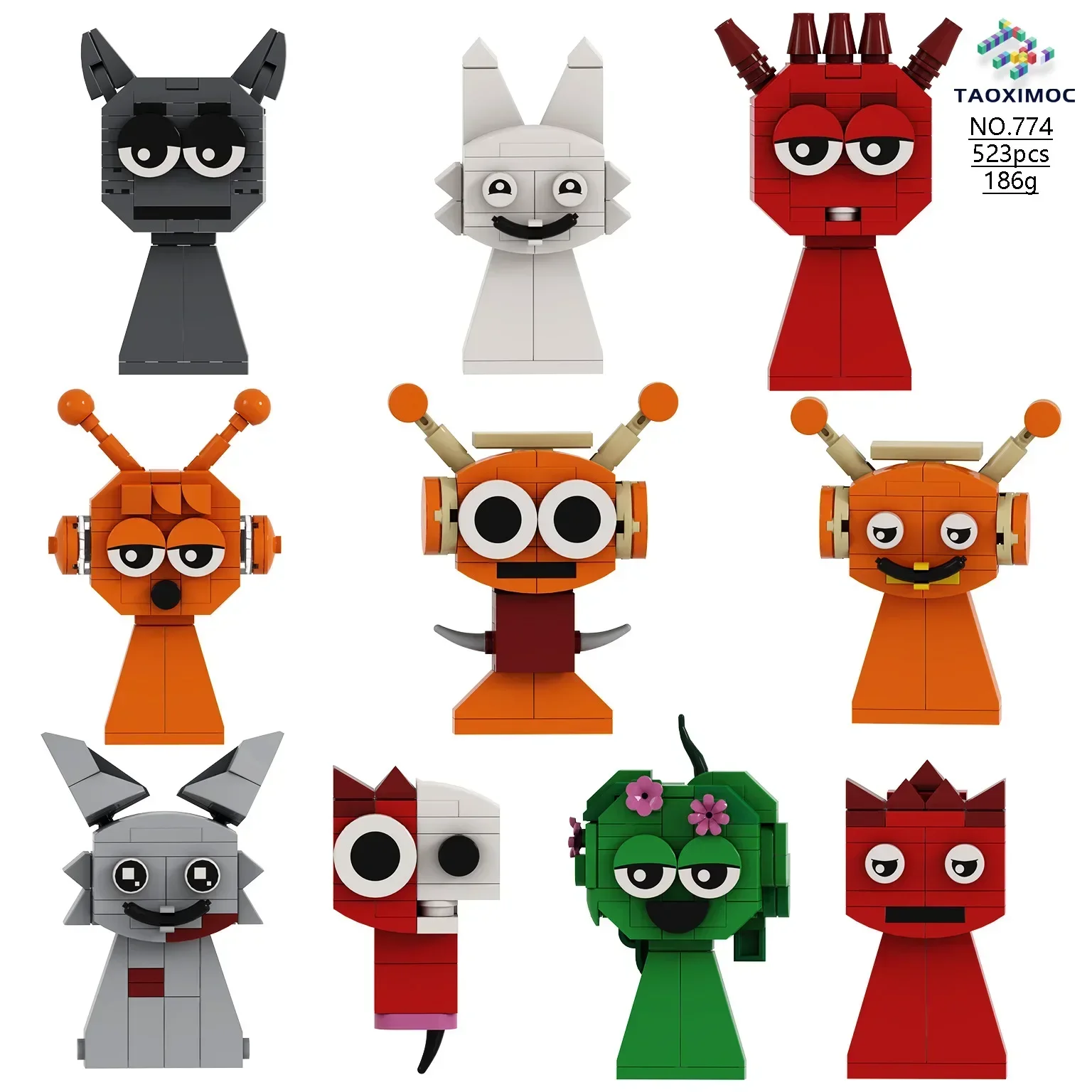 Sprunki blocos de construção brinquedos sprunki incredibox sprunki jogo dos desenhos animados travesseiro crianças presentes aniversário presente natal