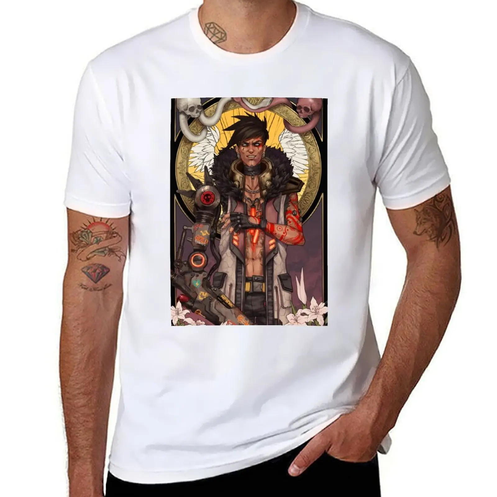 

Troy Calypso Nouveau T-Shirt t shirts for man pack cotton t shirts for man graphic funny T-Shirt