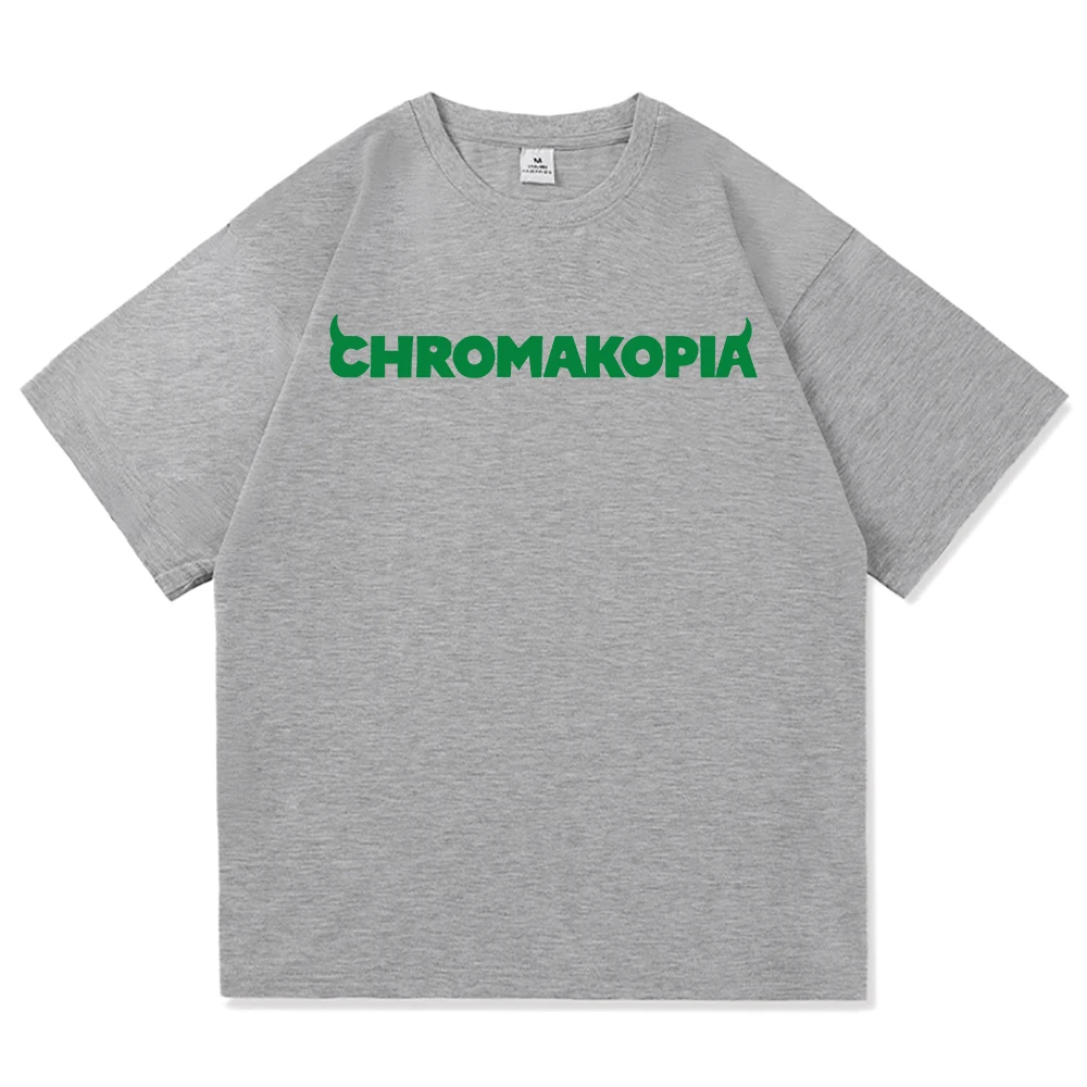 Camiseta Tyler The Creator Chromakopia Tour 2024, camiseta estética con estampado de letras para hombre, camisetas Unisex de algodón de arena de alta calidad